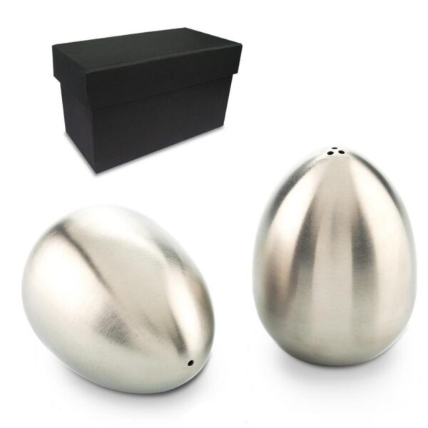 Set Salero Pimentero Drop Acero Inoxidable