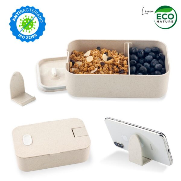 Portacomidas Plastico Eco Holder Antibacteriano