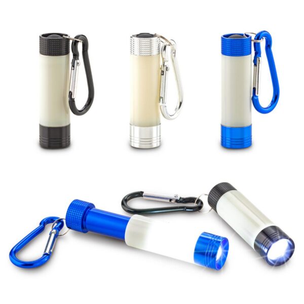 Llavero Linterna Lamp Led en Aluminio y Carabinero
