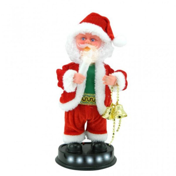 Decoracion Muñeco Figura Papa Noel Santa Musical y Luces
