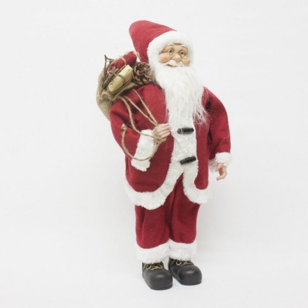 Muñeco de Papa Noel con Bolsa de Regalos