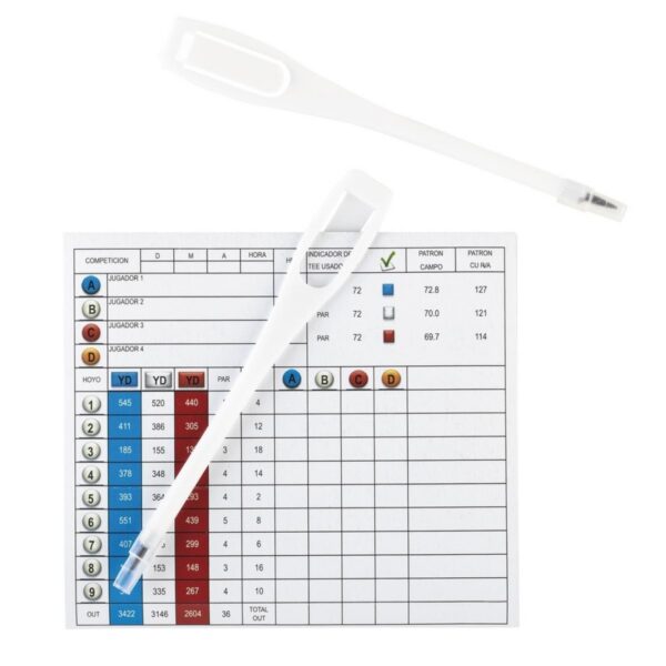 Lapiz Plastic Clip Para Uso En Libreta De Golf