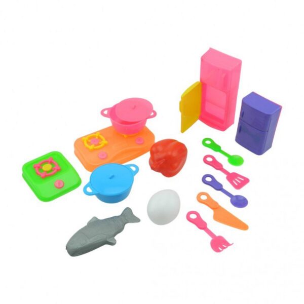 Jugueteria Set de Cocina en Plastico Varios Accesorios