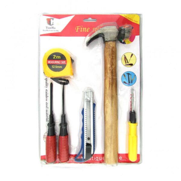 Set de Herramientas Metro Destornillador Martillo