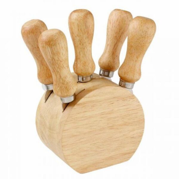 Set de Cocina a Base de Madera para Queso