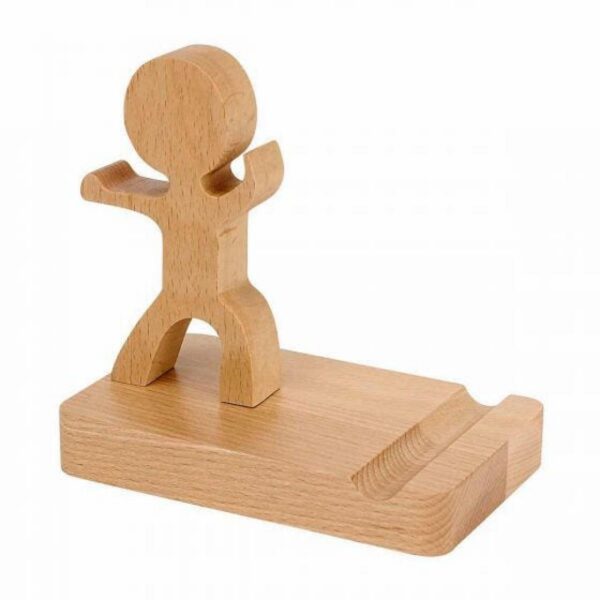Base para Smartphone Elaborado en Madera