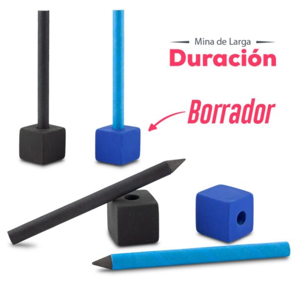 Lápiz Plastico Infinity con Borrador