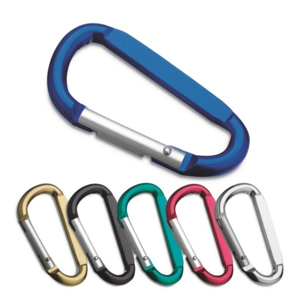 Clip Carabinero Metal Colores Metalizados