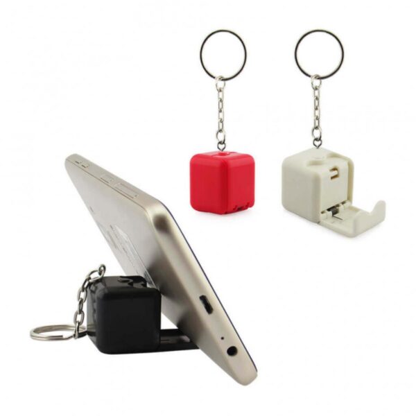 Llavero Porta Celular Cubo en Plastico