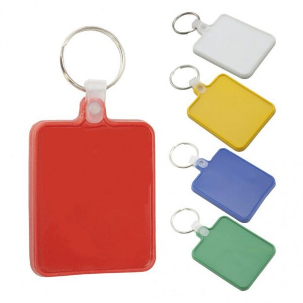 Llavero Cuadrado Elaborado en PVC