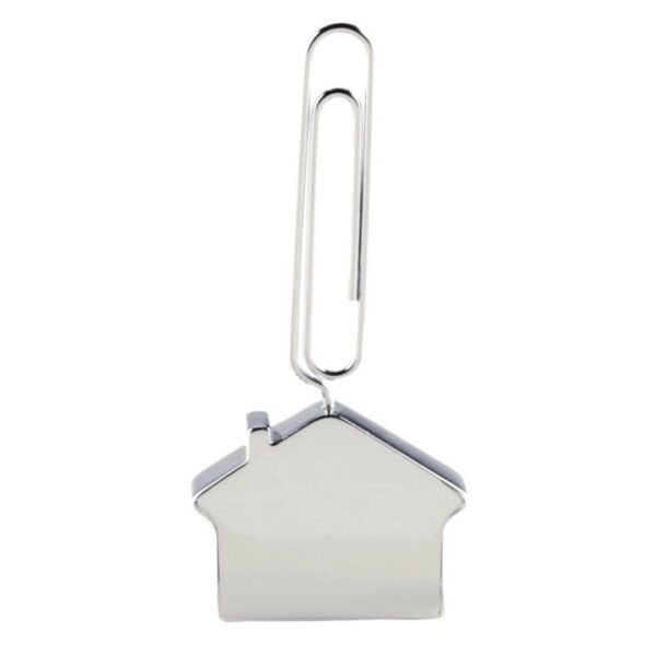 Clip Portamensajes House Metalico En Niguel