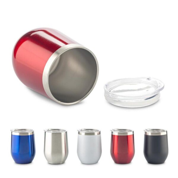 Vaso Mug Metalico Mask 350ml Doble Pared