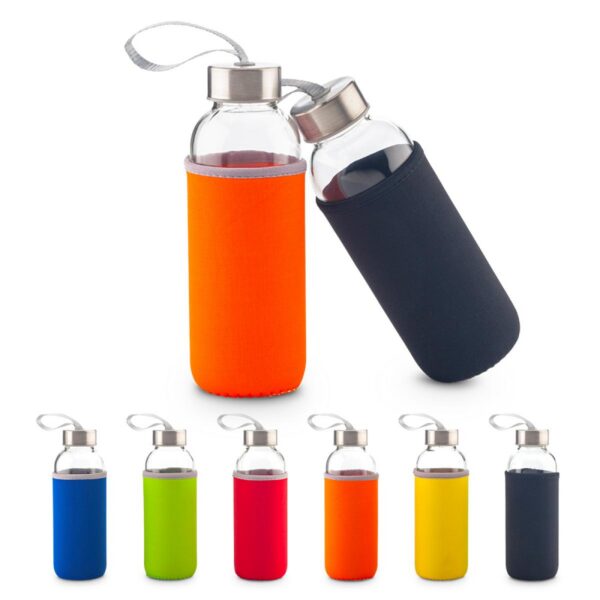 Botella Botilito en Vidrio Neoprene 450 ml