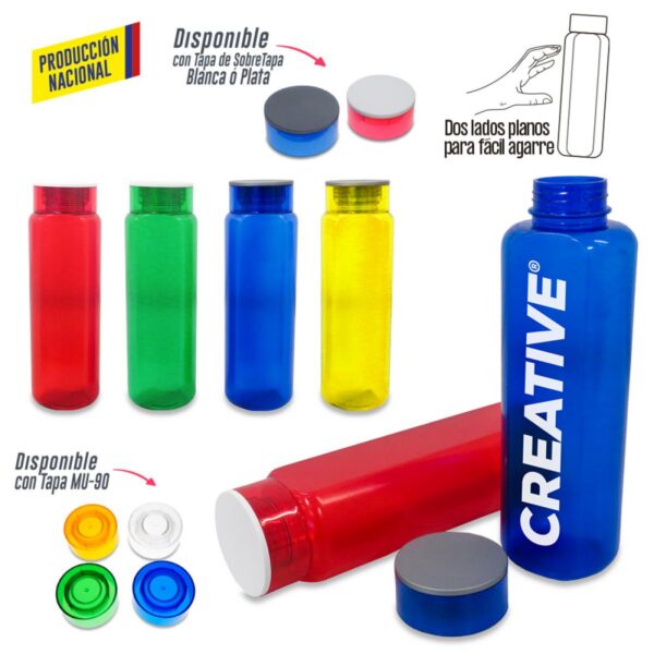 Botella Botilito PVC atóxico Logomax