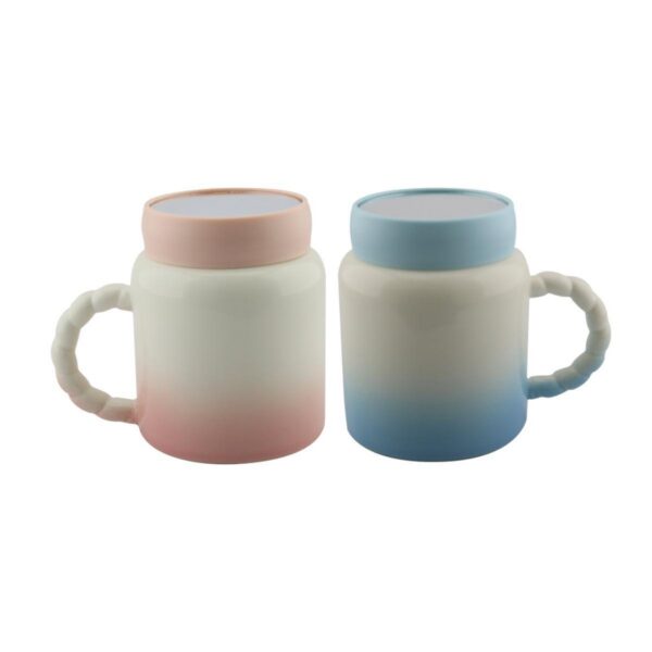 Mug Ceramica Con Agarre Trenzado Tapa 2