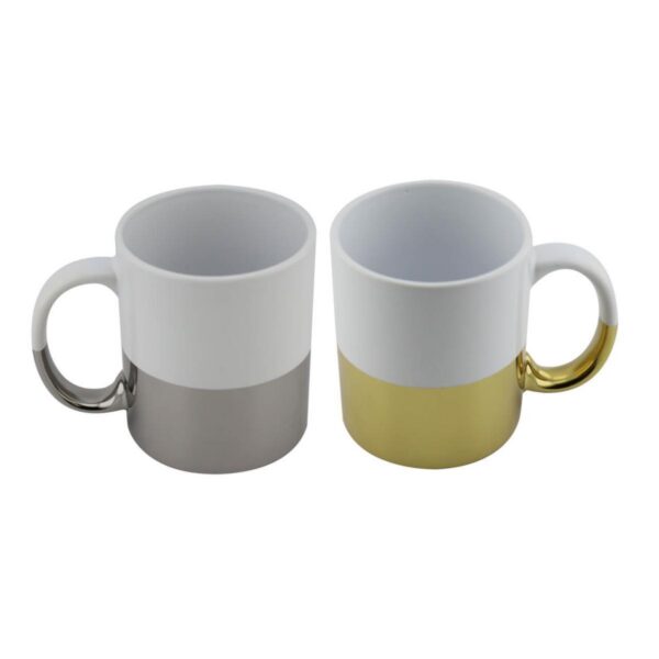 Mug Sublimación Silver Dos Colores