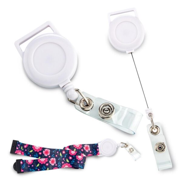 Portaidentificador Para Cinta Portacarnet Redondo