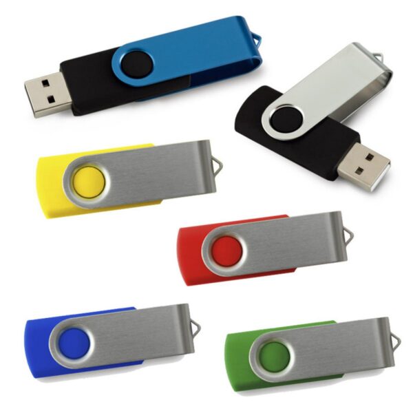 Memoria Metalica Con Cierre USB Swivel