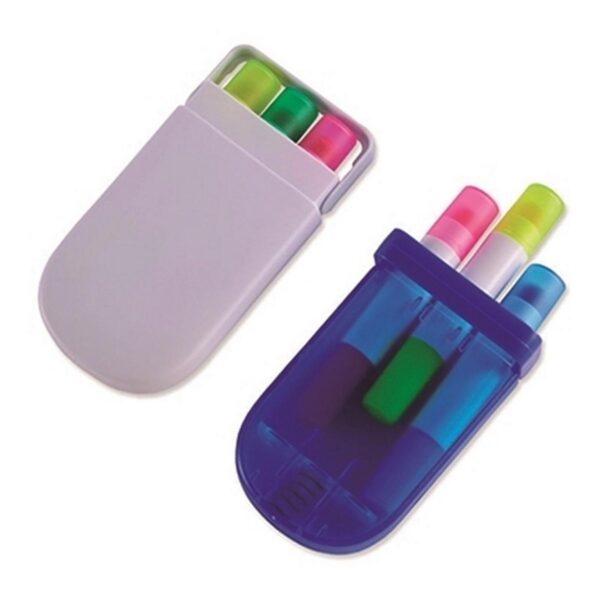 Estuche Set Resaltadores Trio Magico Mega