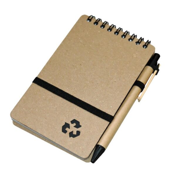 Libreta Argollada Woody Ecologica Banda Elastica