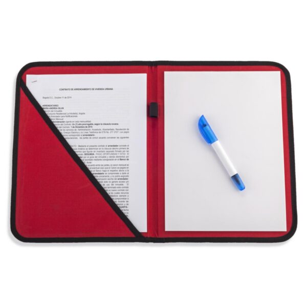 Carpeta Folder Congress Elaborado en Lona Incluye Block