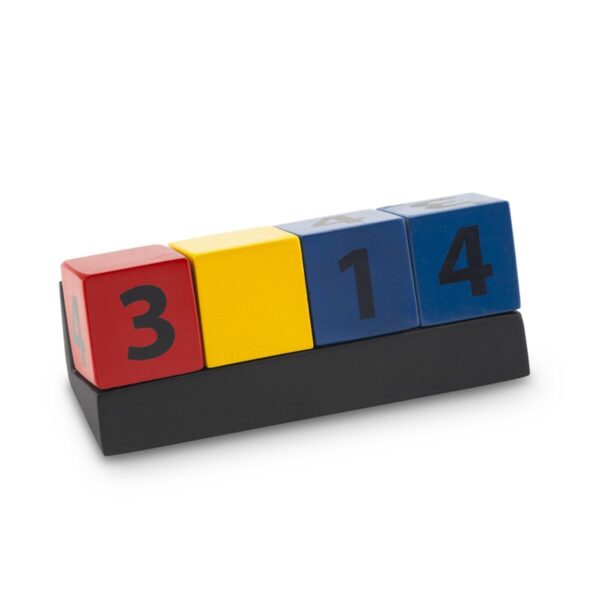 Calendario Perpetuo Cuatro Cubos Base Elaborada en MDF