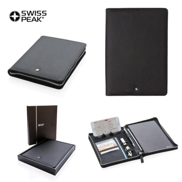 Carpeta Folder Swisspeak A5 Cierre de Cremallera
