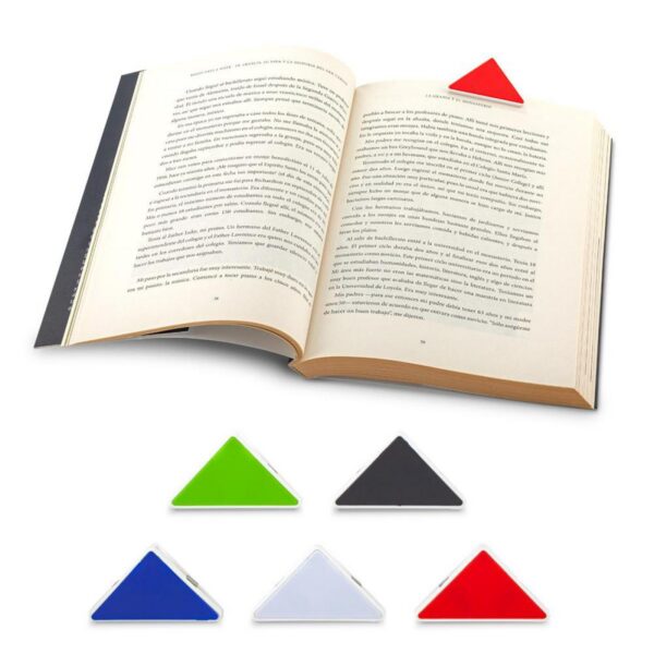 Clip Marcador De Hojas En Forma Triangular