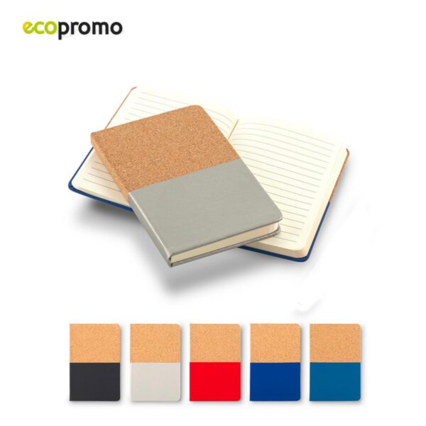 Mini Cuaderno Libreta Cork Cubierta En Carton