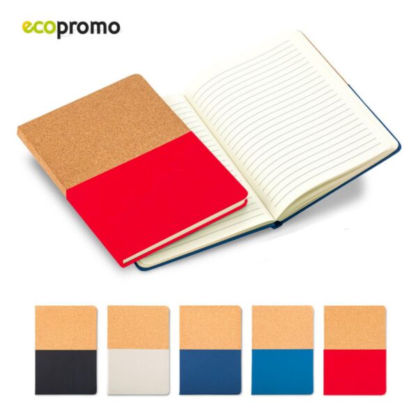 Cuaderno Libreta Cork Cubierta Hoja Rayada