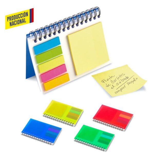 Mini Libreta Memphis Stickies Polipropileno