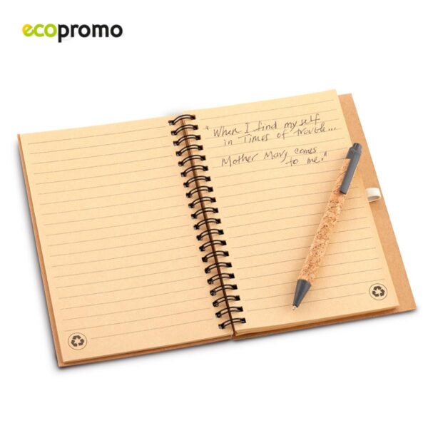Libreta Corcho con Bolígrafo Colten