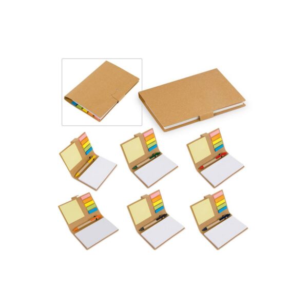 Libreta con Boligrafo y notas adhesivas