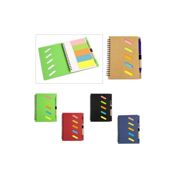 Cuaderno Libreta Rainbow 50 hojas banderitas colores