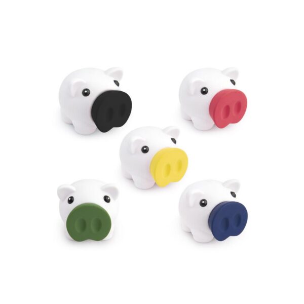 Alcancia Little Piggy White PVC Tapa Frontal