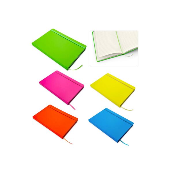 Agenda Libreta Neon Cubierta PU con Hojas A5