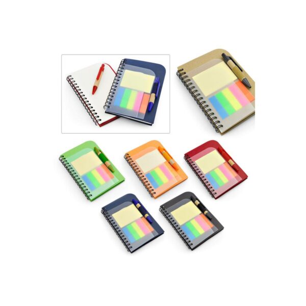 Cuaderno Libreta Elemental 40 Hojas Adhesivos A6