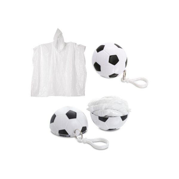 Llavero Futbol Capa Impermeable Mosqueton Plastico