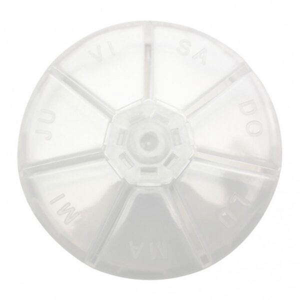 Pastillero Circle Plastico 7 Compartimientos