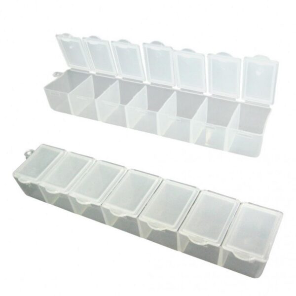 Pastillero en Plastico con 7 Compartimientos