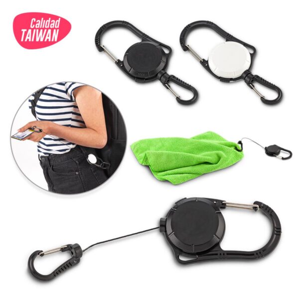 Gancho Carabinero Plastico y partes metalicas Lock