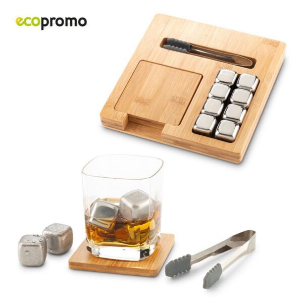 Set para bar Elegante en bambú Benson