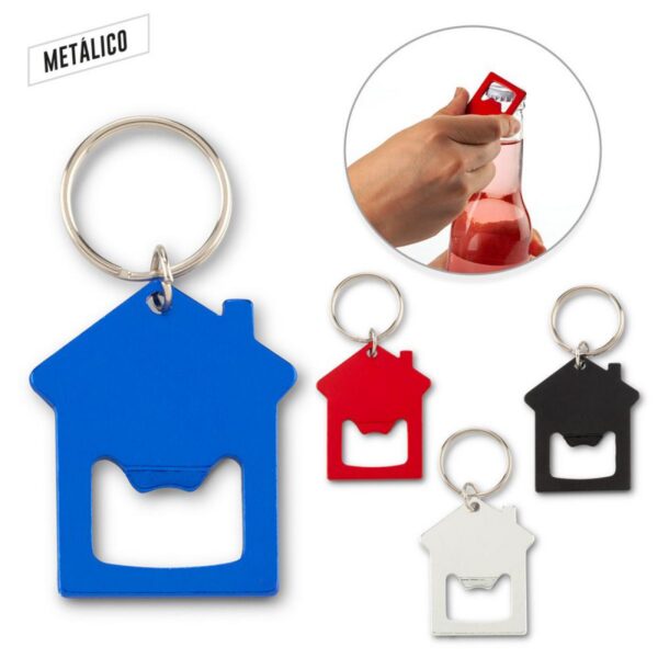 Llavero Destapador en Aluminio House