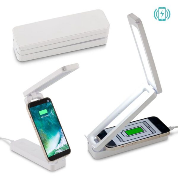 Cargador Inalambrico Con Lampara Flex
