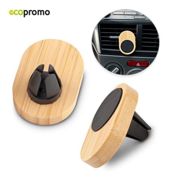 Soporte Magnetico Para Moviles Bambú