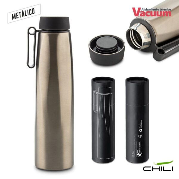 Botella Termo Metalico Calypso Chili 750ml