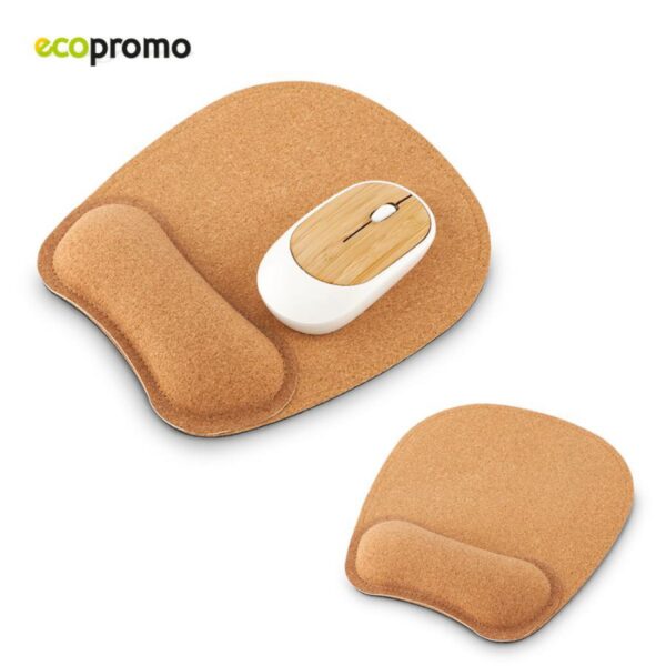 Mouse Pad Ergonimico Cork Con Apoya Munecas