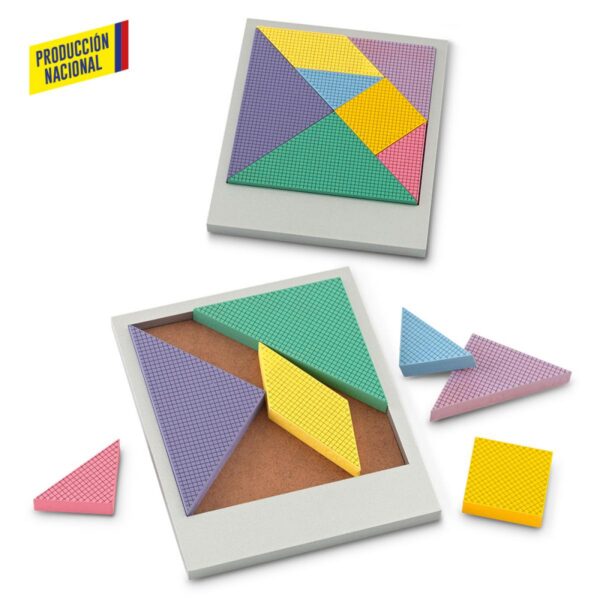 Tangram 7 Piezas Produccion Nacional