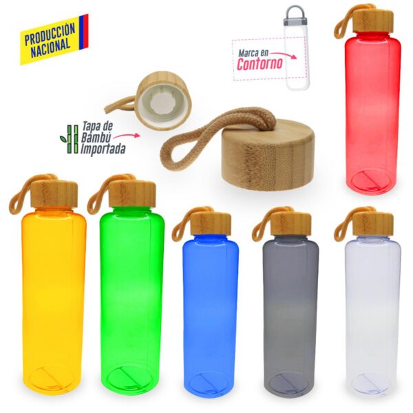 Botella Botilito Plastico Wonder 650ml