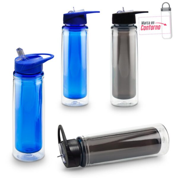 Botilito Plastico Frontier Petg 610ml Tapa Rosca